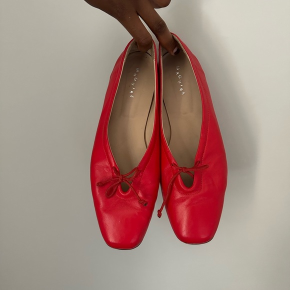 maguire Shoes - Maguire red ballet flats